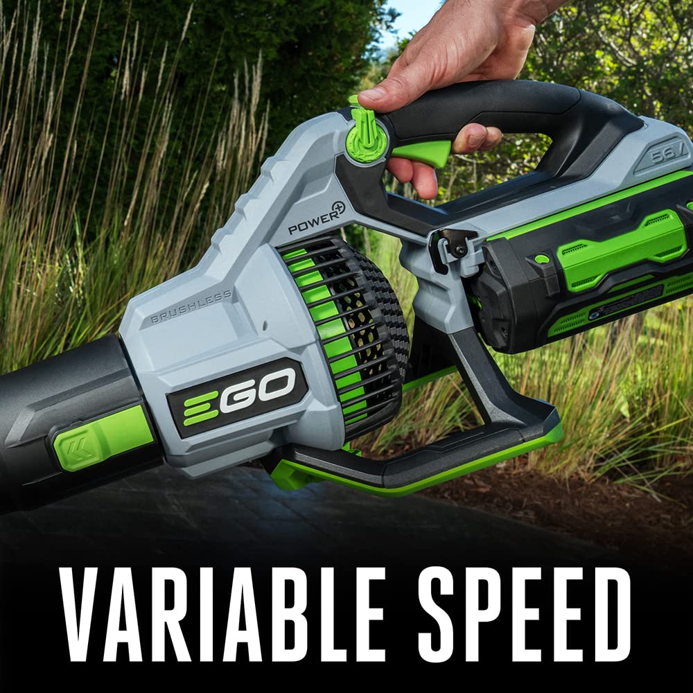 EGO Power+ LB7654 56-Volt 765 CFM Brushless Cordless Leaf Blower, 5.0Ah Battery, 320W Charger Included Plus Extra BA1400T 2.5Ah Battery