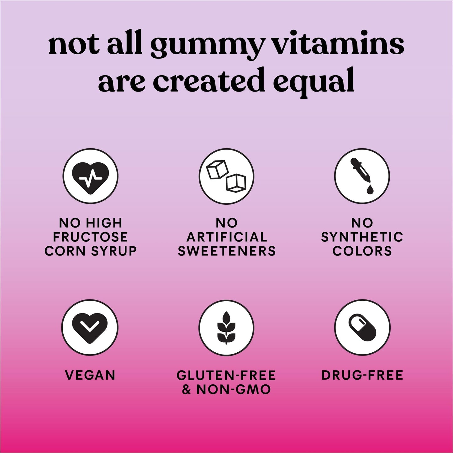 Lemme Focus Concentration & Brain Health Gummies with Cognizin Citicoline, Lion's Mane Mushroom, Vitamin B12 - Vegan, Gluten Free, Caffeine Free, Strawberry (50 Count)