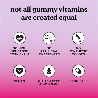Lemme Focus Concentration & Brain Health Gummies with Cognizin Citicoline, Lion's Mane Mushroom, Vitamin B12 - Vegan, Gluten Free, Caffeine Free, Strawberry (50 Count)