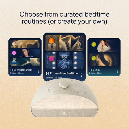 Hatch Restore 3 | Science-Backed Sleep Audio, Circadian Lighting (Greige)