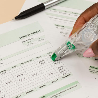 Tombow 68721 MONO Hybrid Correction Tape, 10-Pack. Easy To Use Applicator for Instant Corrections