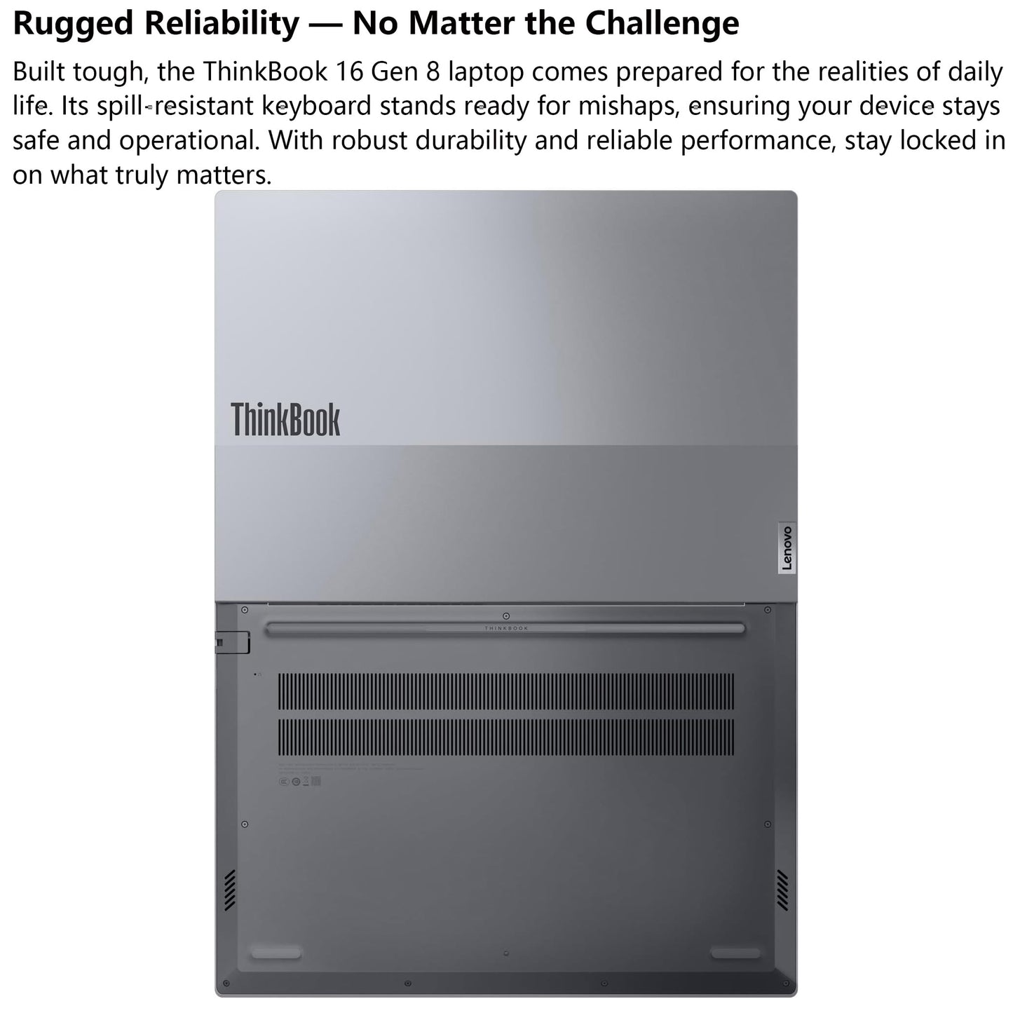 Lenovo ThinkBook 16 Gen 8 Business AI PC Laptop Computer, 16" FHD+, Intel 16-Core Ultra 7 255H (Beat i7-13900H), 64GB DDR5 RAM, 2TB PCIe SSD, WiFi 6E, Bluetooth 5.3, Fingerprint Reader, Windows 11 Pro