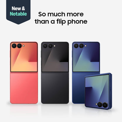 Samsung Galaxy Z Flip7 Cell Phone + Gift Card, 512GB AI Smartphone, Unlocked Android, Long Battery Life, 2025, US 1 Yr Manufacturer Warranty, Coral Red