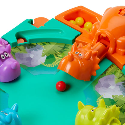 Hasbro Gaming Hungry Hungry Hippos Dino Edition Board Game, Pre-School Game for Ages 4 and Up; for 2 to 4 Players (Amazon Exclusive)