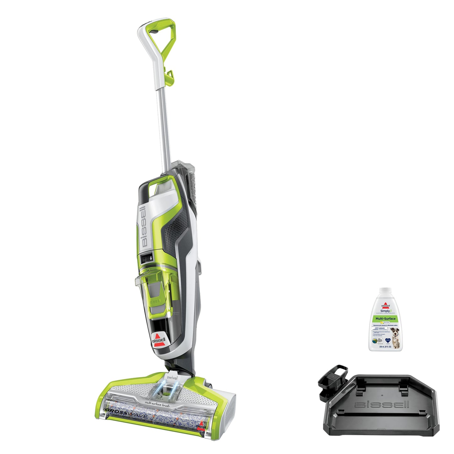 Bissell CrossWave Floor and Area Rug Cleaner, Wet-Dry Vacuum, 3888A, Corded electric, Green