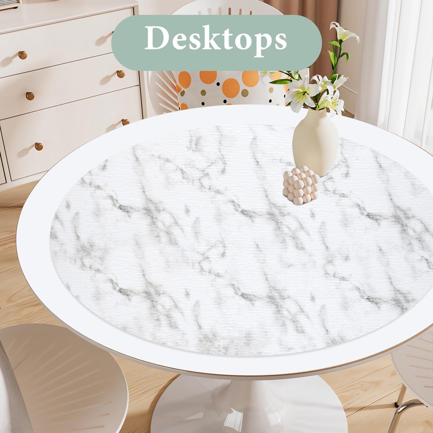 Drawer and Shelf Liner for Kitchen Cabinet: 12 in X 20 Ft Non Slip Waterproof Shelf Paper Non Adhesive Refrigerator Liners White Marble Easy Liners for Bathroom with Knife Tape Measure