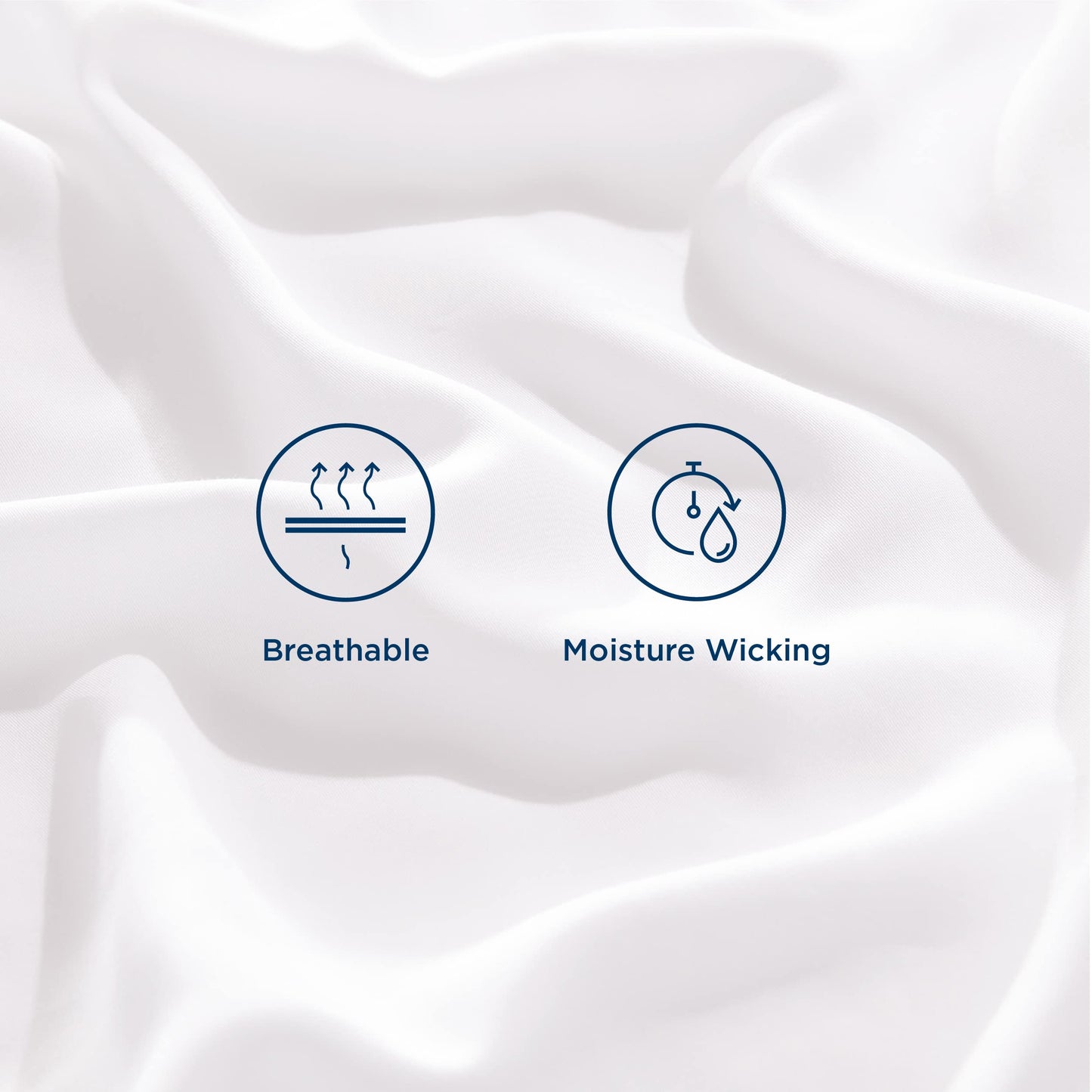 Bedsure King Size Sheet Set, Cooling Sheets King, Rayon Derived from Bamboo, Deep Pocket Up to 16", Breathable & Soft Bed Sheets, Hotel Luxury Silky Bedding Sheets & Pillowcases, White