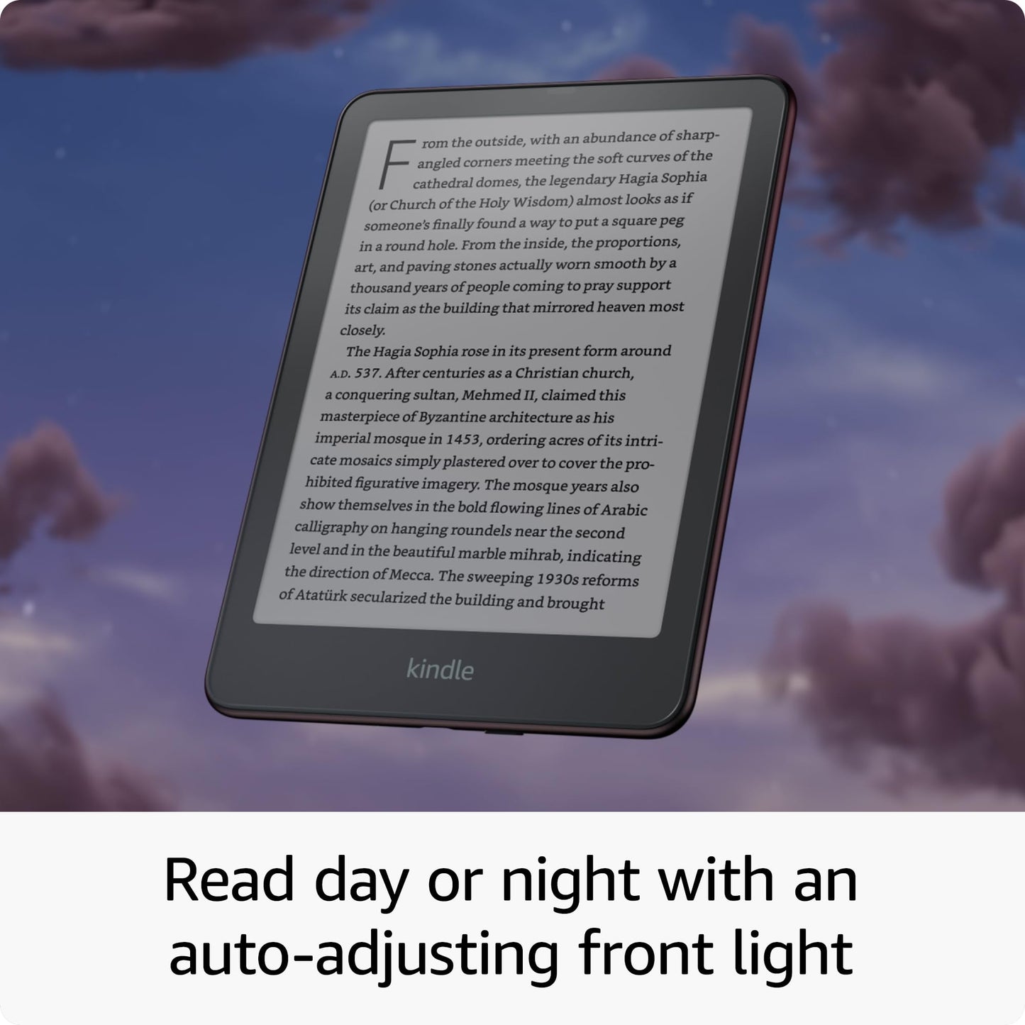Kindle Paperwhite Signature Edition Essentials Bundle including All-new Kindle Paperwhite Signature Edition (32GB) - Black, Fabric Cover - Black, and Wireless Charging Dock
