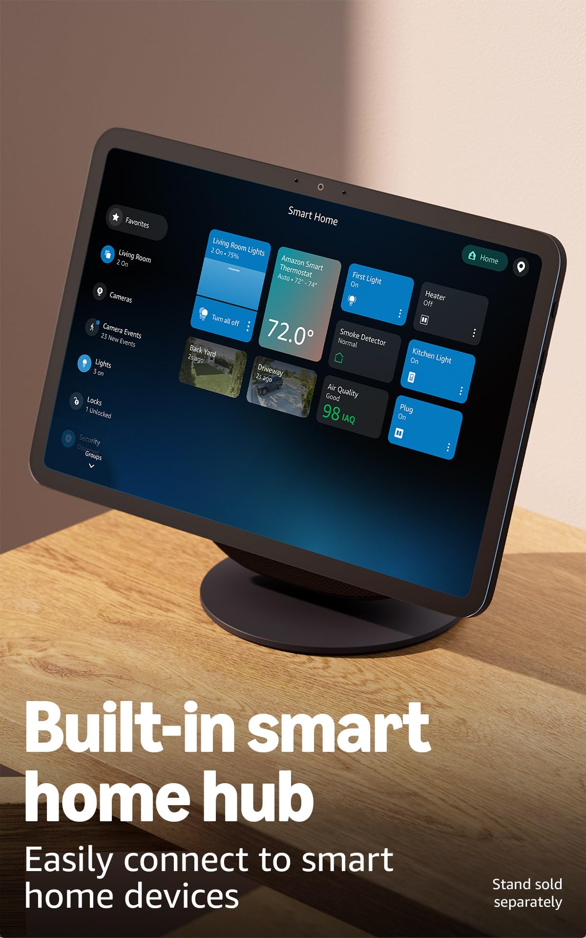 Amazon Echo Show 11 (newest model), Vibrant Full-HD 11" display with more viewing area and spatial audio, with Alexa+ Early Access, Graphite