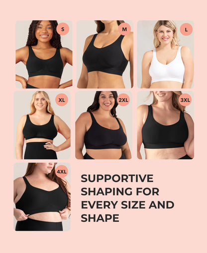 SHAPERMINT Wireless Bras for Women No Underwire – Small to Plus Size Bralettes with Support and Natural Lift