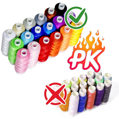 Sewing Kit with Case Portable Sewing Supplies for Home Traveler, Adults, Beginner, Emergency, Contains 18 Sewing Thread, Scissors, Needles, Measure etc