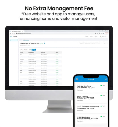 Veise Fingerprint Smart Locks for Front Door with 2 Lever Handle Set, App Control, Keyless Entry, Electronic Digital Keypad Deadbolt, Auto Lock, Waterproof, Easy to Install, Satin Nickel