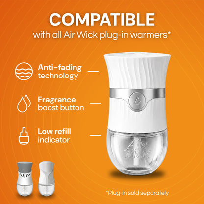 Air Wick Plug-In Scented Oil Refills, Pumpkin Spice, Fall Decor, 6 Count