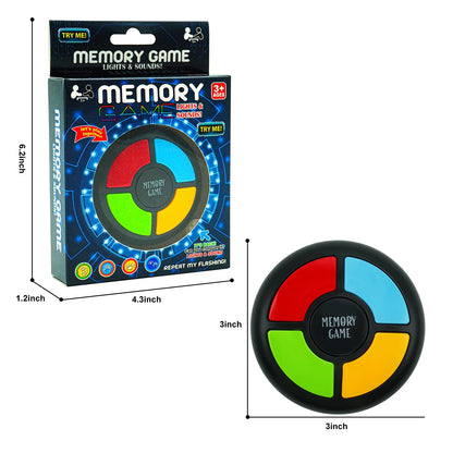 Gelabur Handheld Memory Games for Kids Ages 4-8, Light Up Electronic Toys, Car Travel Board Games for Kids,Birthday Gifts for 3-12 Year Old Boys