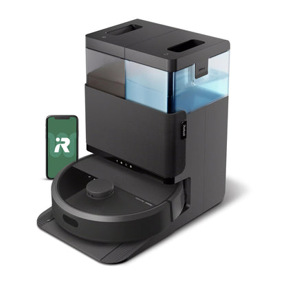 iRobot Roomba Plus 405 (G181) Combo Robot Vacuum & Mop with AutoWash Dock - Amazon Exclusive, Dual Spinning Mop Pads, Self-Empties for 75 Days, Intense Suction, Pad Washing & Drying, Pad-Lift, LiDAR
