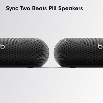 Beats Pill - Portable Bluetooth Speaker - Up to 24H Battery Life, Water Resistant, Bluetooth, Apple & Android Compatible, Seriously Loud Sound for Home, Outdoor and Travel - Matte Black