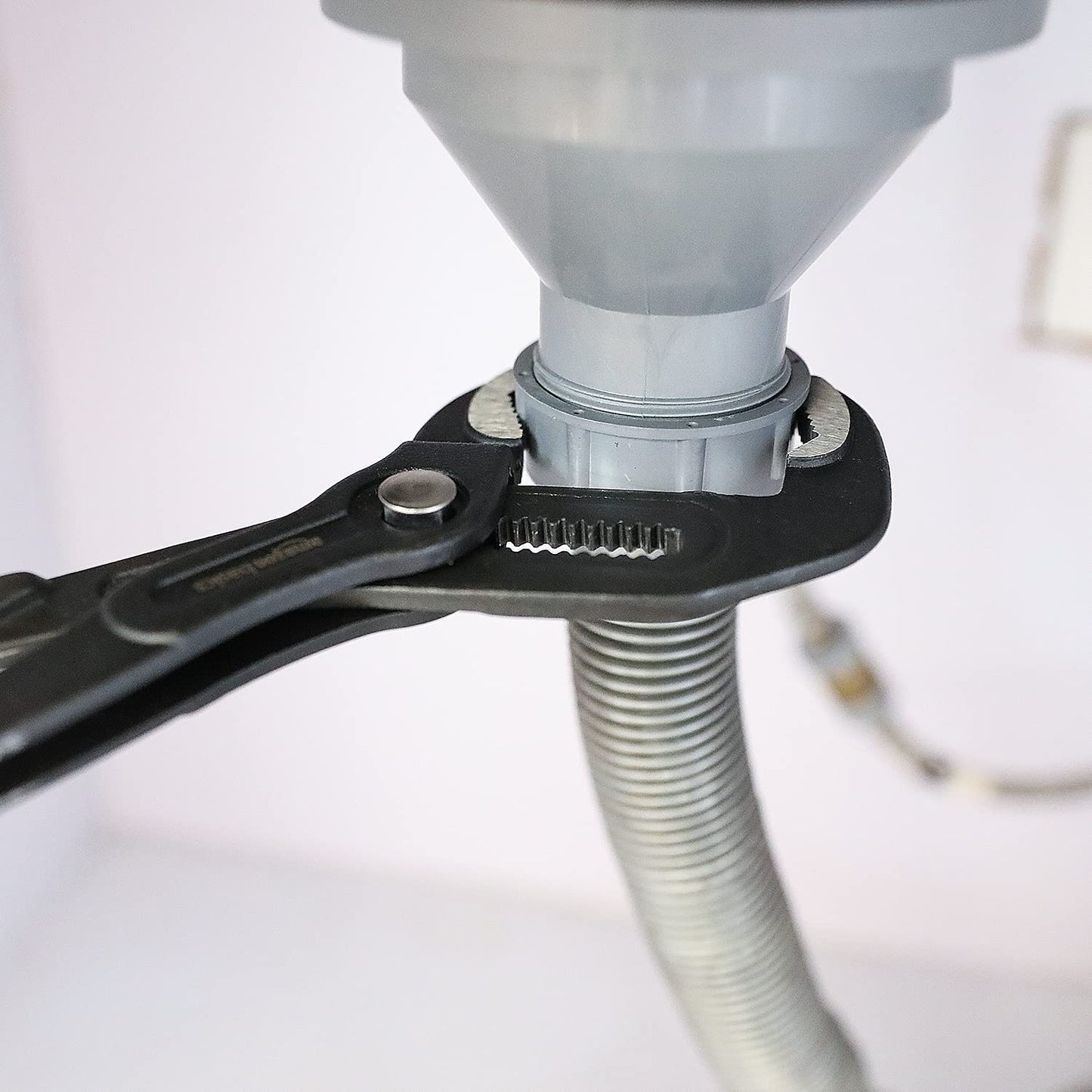 Amazon Basics 3-Piece Quick Release Groove Joint Pliers Set, Drop Forged Chrome Vanadium Steel, Includes 7-inch,10-inch, and 12-inch, Black