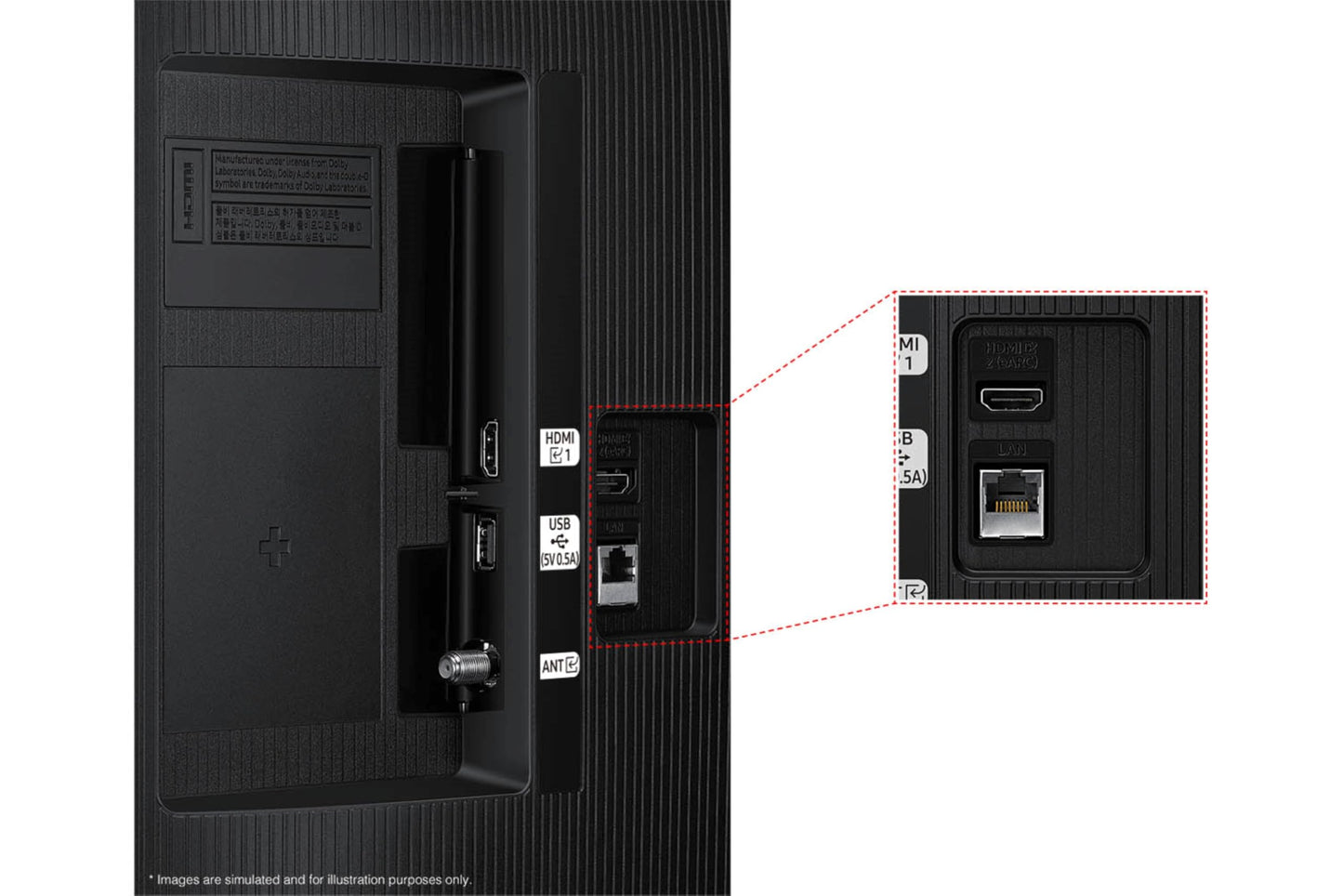 Samsung 32-Inch Class HD H5000F Smart TV (2025 Model) HDR, Object Tracking Sound Lite, Knox Security, One UI Tizen