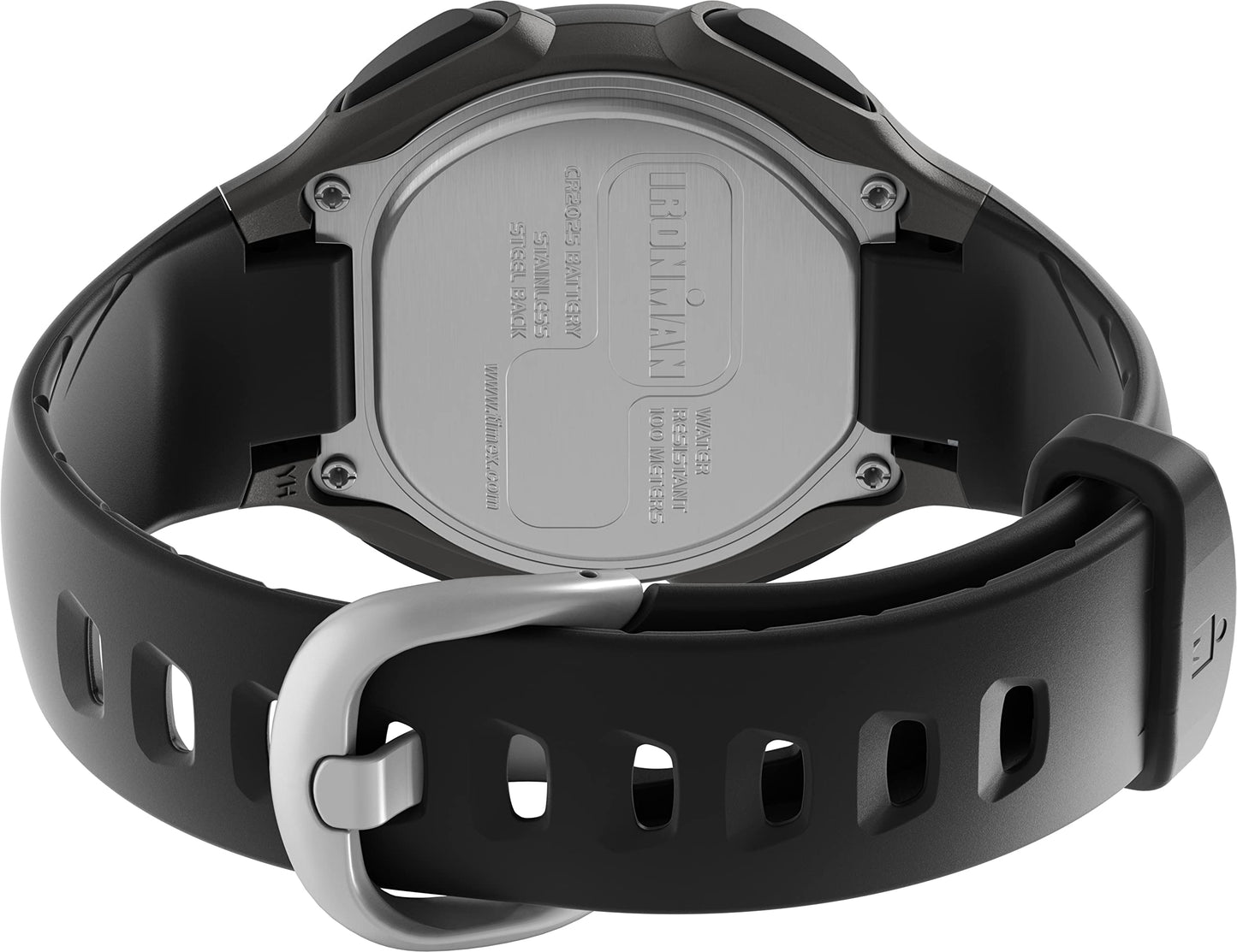 Timex Men's Ironman Triathlon Classic 30 38mm Watch – Gray Case with Black Resin Strap