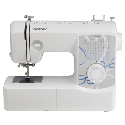 Brother XM3700 Machine, 37 Built-in Stitches, 5 Included Sewing Feet, 17.5 x 7.6 x 14.25 inches, White