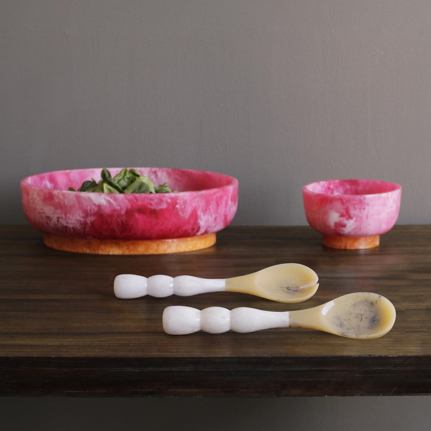 RESIN Rio Bubble Salad Servers