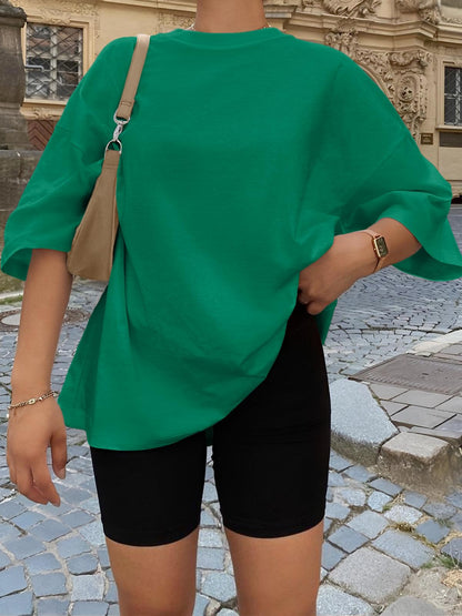 Trendy Queen Womens Oversized St Patricks Day Shirt Fashion Workout Plus Size Tops Short Sleeve Gym Clothes 2026 Green M