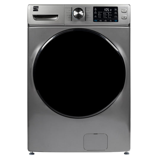 Kenmore 4.5 cu. ft. Front Load Washer with Stain Removing Steam Treatment - Reduce Laundry Time with Accela Wash - LED - ENERGY STAR Certified - Metallic Silver
