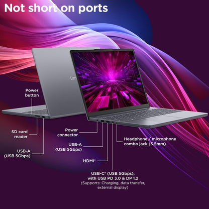 Lenovo IdeaPad Slim 3 Laptop Computer for Home Student Study, Intel 10-Core i7-13620H (Beat Ultra 7 255U), 16GB DDR5 RAM, 512GB PCIe SSD, 16" FHD+, WiFi 6, Bluetooth 5.2, Luna Grey, Windows 11 Pro