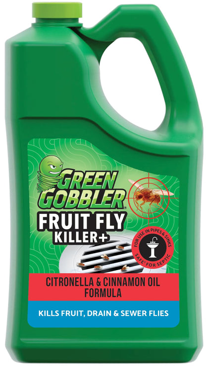 FRUIT FLY GOODBYE Gel Drain Treatment | Drain Fly Killer | Fruit Fly Killer | Drain Flies Treatment | Fruit Flies Treatment | Drain Fly & Fruit Fly Eliminator (1 Gallon)