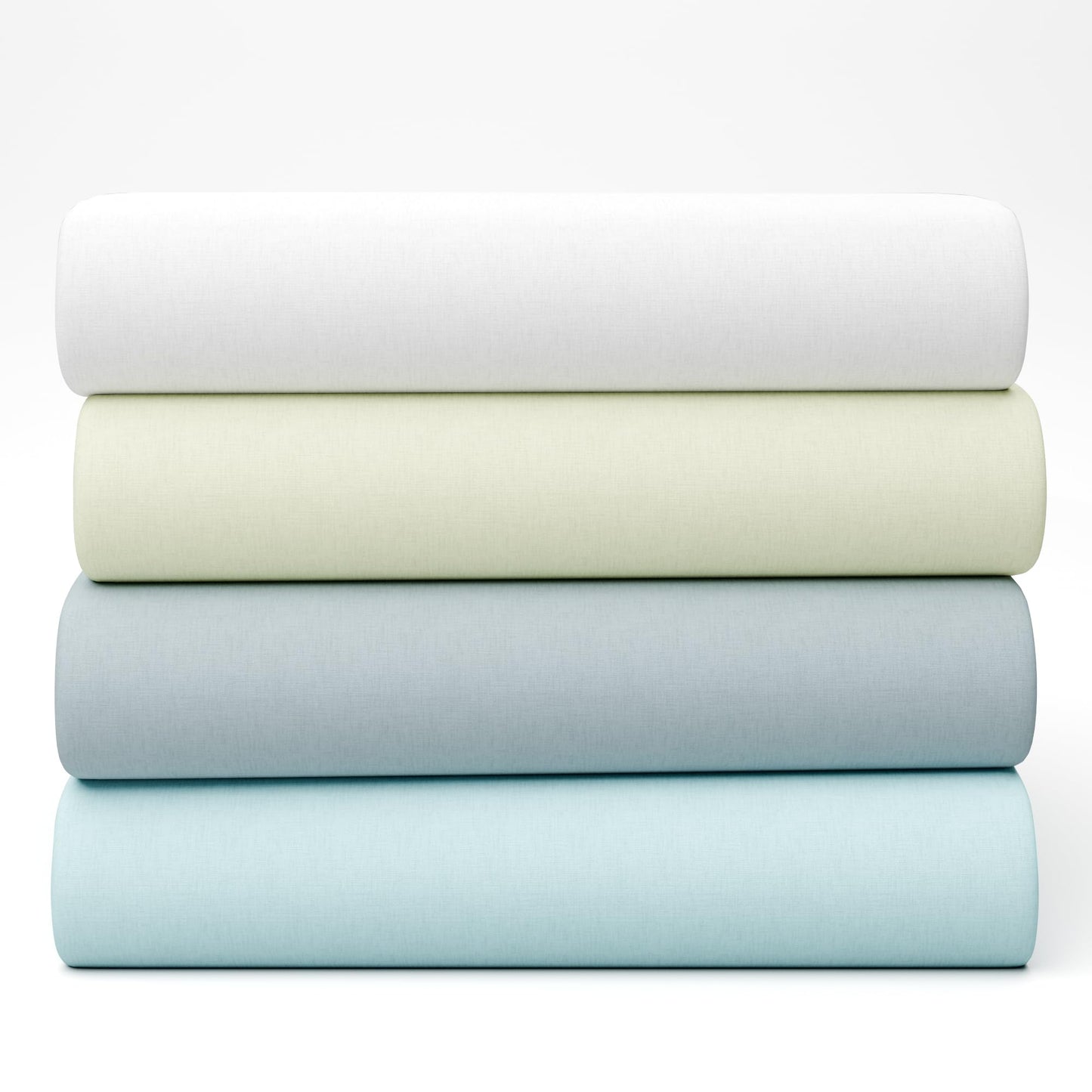 SUPREME ELEGANCE 600 Thread Count Queen Bed Sheets Sky Blue, Cotton Rich Sateen Weave Easy Care Bed Sheet, Ultra Soft & Silky Durable Deep Pocket Sheets (1 Flat Sheet, 1 Fitted Sheet & 2 Pillowcases)