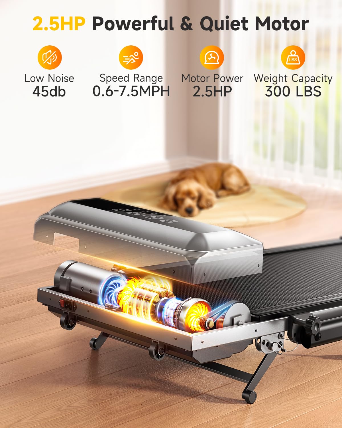 TOPUTURE Walking Pad Treadmill with 12% Incline, 6 in 1 Folding Treadmill with Adjustable Handle Bar for Home/Office, Under Desk Treadmills Portable Walking Pad with App, Remote Control & LED Display