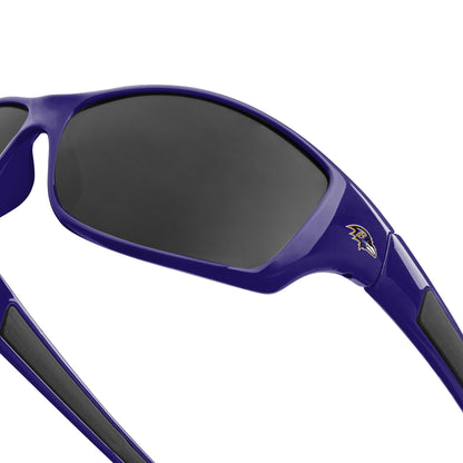 FOCO Baltimore Ravens NFL Athletic Wrap Sunglasses