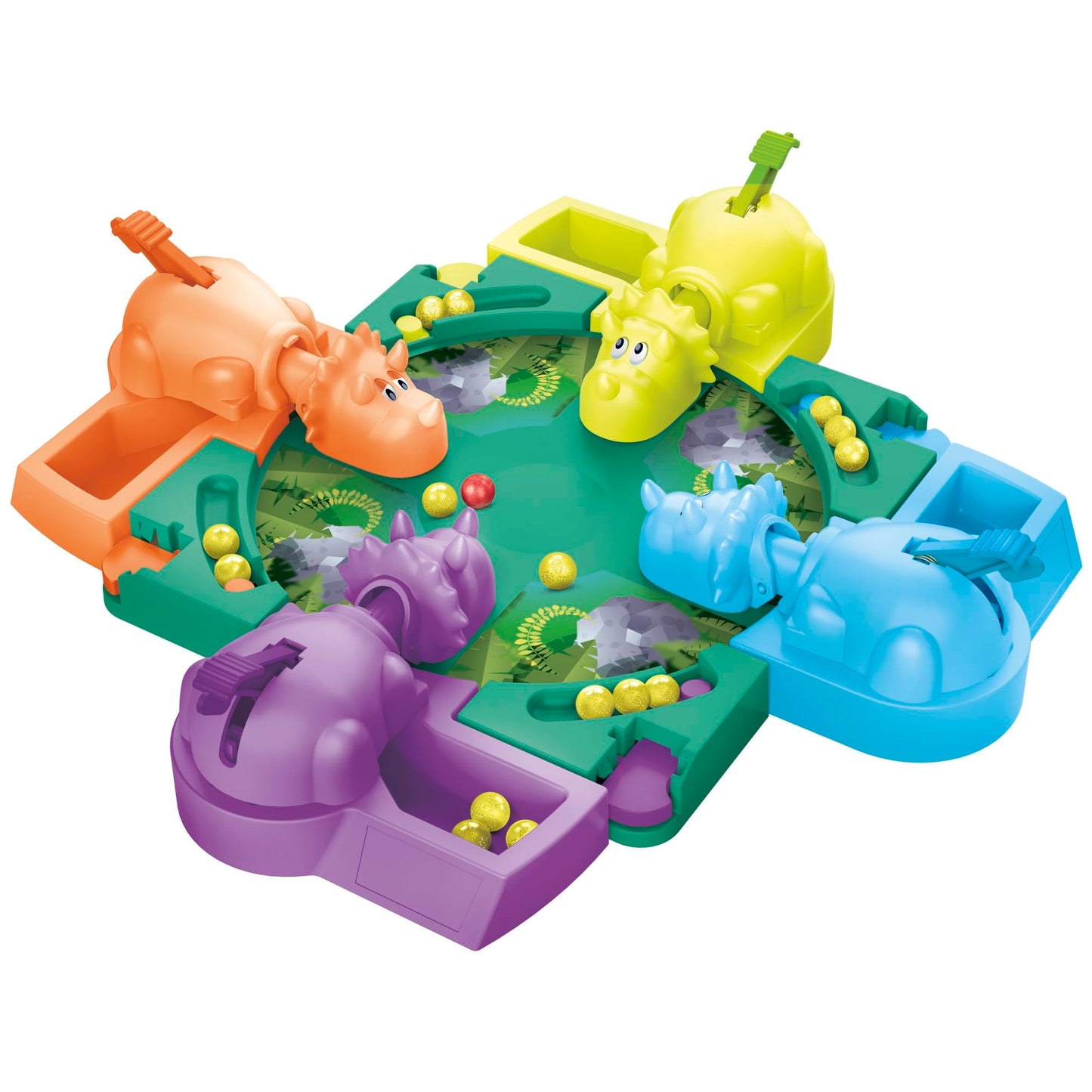 Hasbro Gaming Hungry Hungry Hippos Dino Edition Board Game, Pre-School Game for Ages 4 and Up; for 2 to 4 Players (Amazon Exclusive)