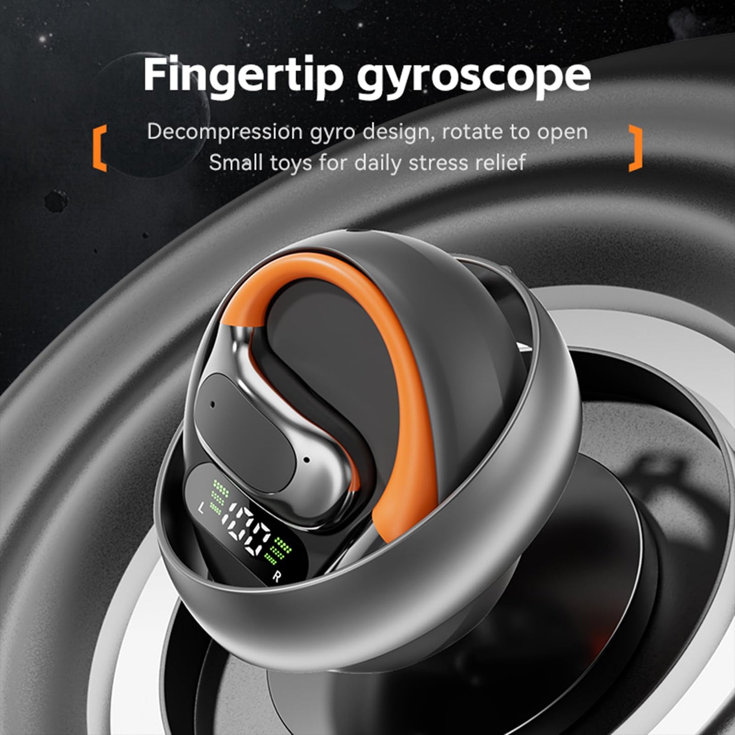 Translation Earbuds Real Time - 144 Language Ai Translator Earbuds, 3 in 1 Wireless Bluetooth Headphones Translator Device for iOS and Android, Simultaneous Wireless Bluetooth Translation, Black