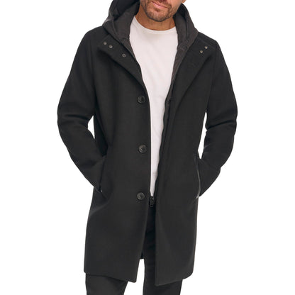 Kenneth Cole Men's Outerwear Coat,black,MEDIUM