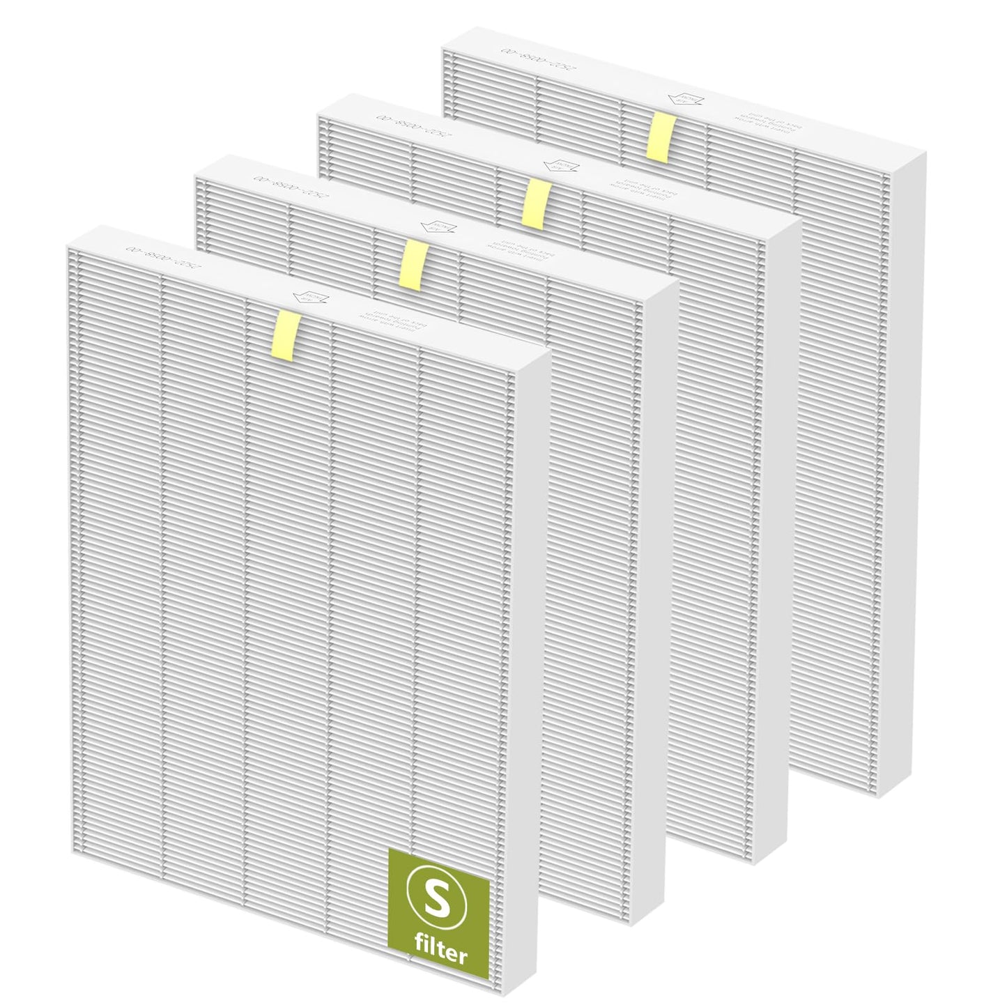 C545 Replacement Filter S Compatible with Winix C545 Air Purifier, 4 Pack C545 True HEPA Replacement Filter S, Replaces for Winix C545 Replacement Filter S 1712-0096-00