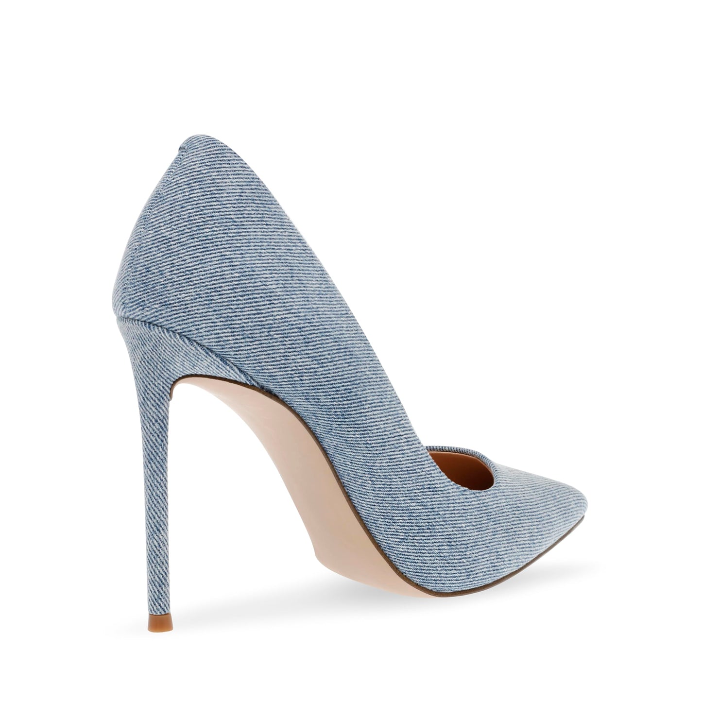 Steve Madden Women's Vala Pump, Light Denim, 6