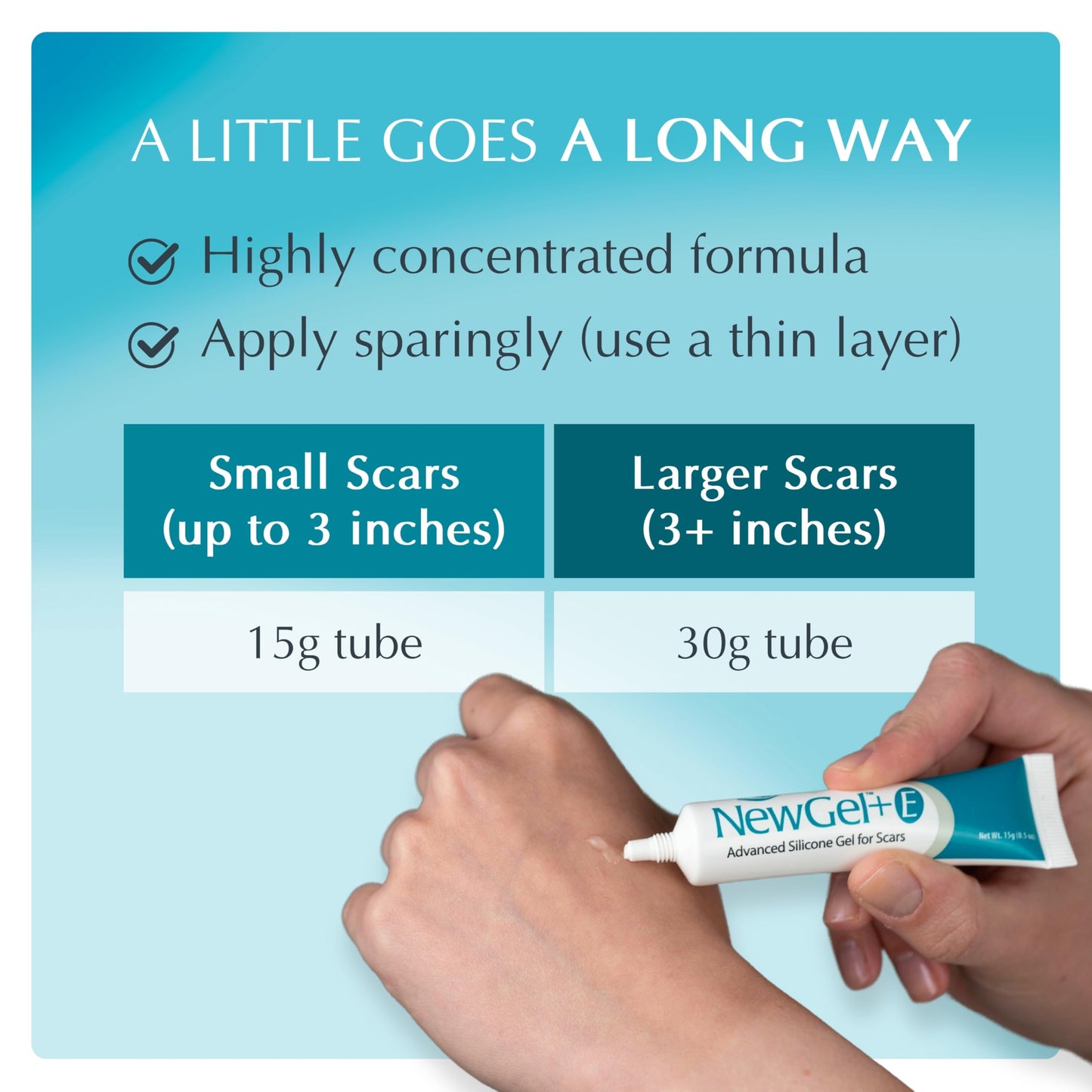 Advanced High-Potency Silicone Scar Gel with Vitamin E for Old, New Scars, Surgery, Keloids, Burns, and Facial Blemish Scars, NewGel Plus by MyNewGel (15 Grams) - 0.50 oz
