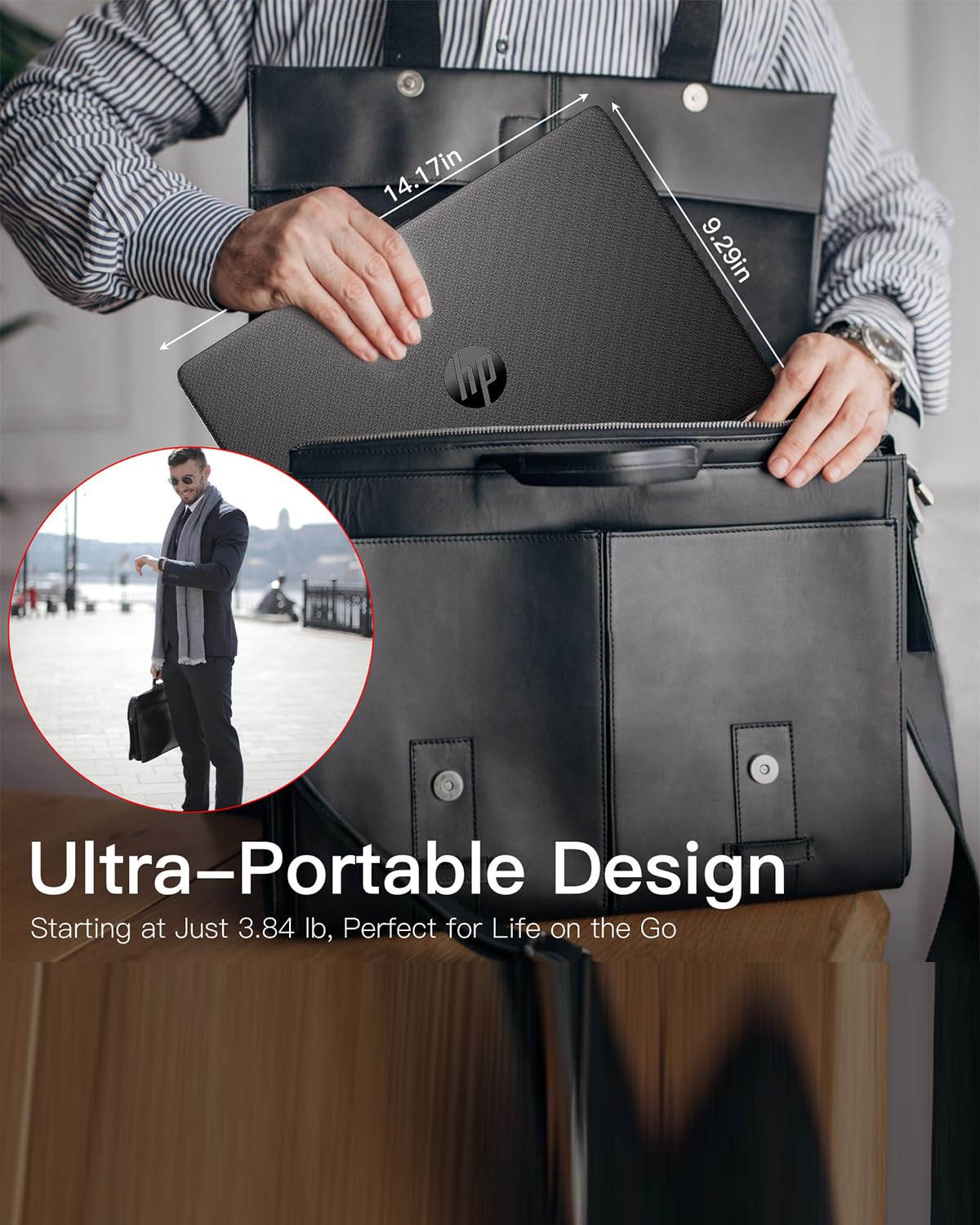 HP Flagship Business Laptop Computer - w/AI-Powered Office Lifetime & External Optical Drive - FHD - RJ45 - Intel i3 1315U (up to 4.5Ghz) - Wi-Fi 6 -Win 11 Pro w/Laptop Bundle(32GB RAM, 1TB SSD)