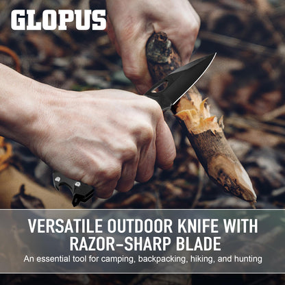 Stocking Stuffers for Men Adults, 6 in 1 Multitool Carabiner with Pocket Knife, Christmas Gifts for Mens Him, Cool Gadgets for Men, Folding Knives, Bottle Opener, Window Breaker And Screwdriver