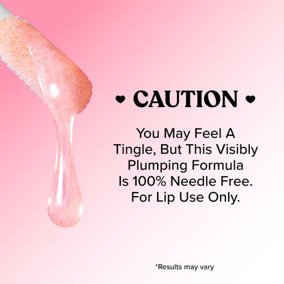 Too Faced Lip Injection Maximum Plump Extra Strength Lip Plumper Gloss | Hydrating + Plumping, Travel Size, 0.1 Fl Oz, Original