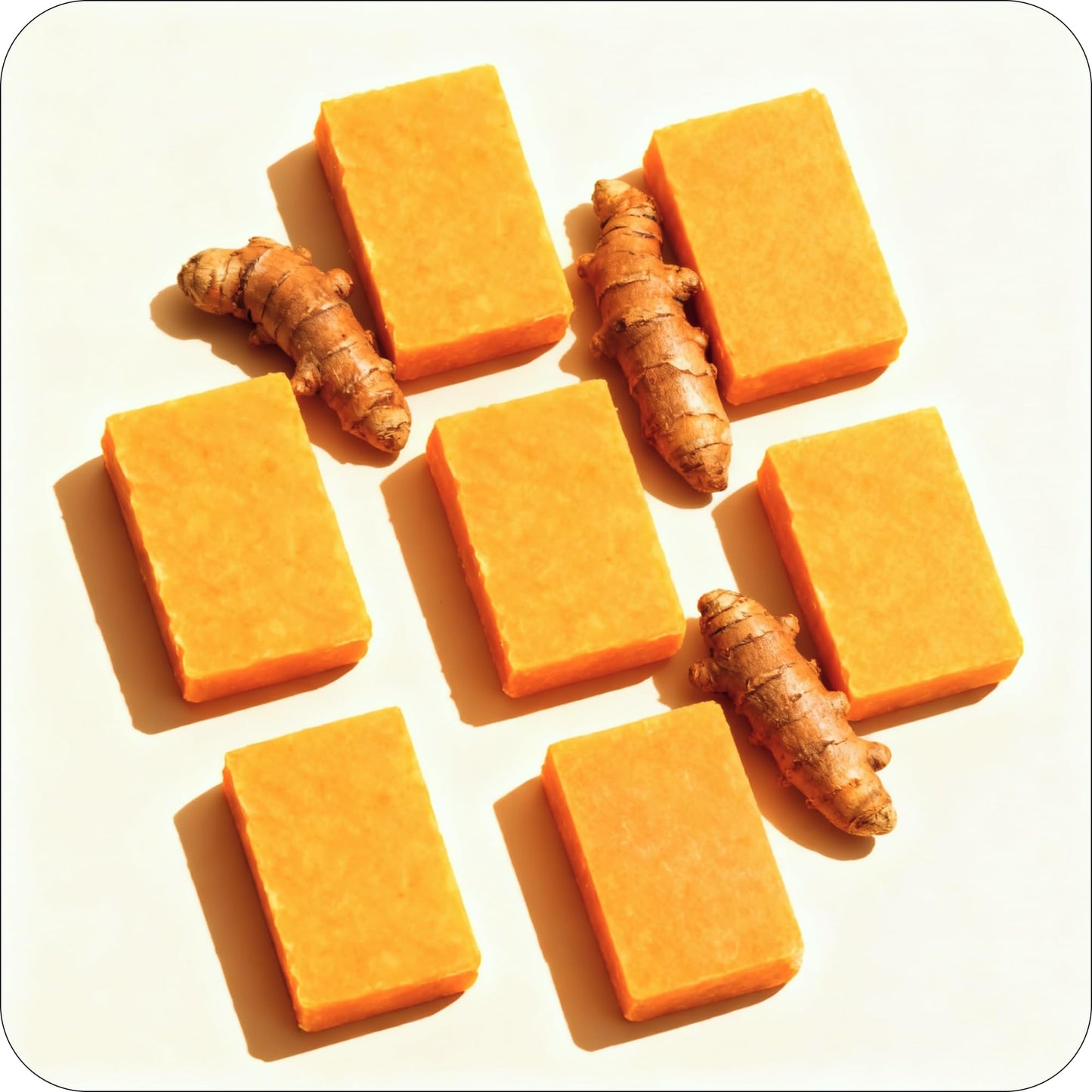 Glo Melanin Organic Turmeric Soap for Dark Spots, Soap for Face, All Natural Face Wash