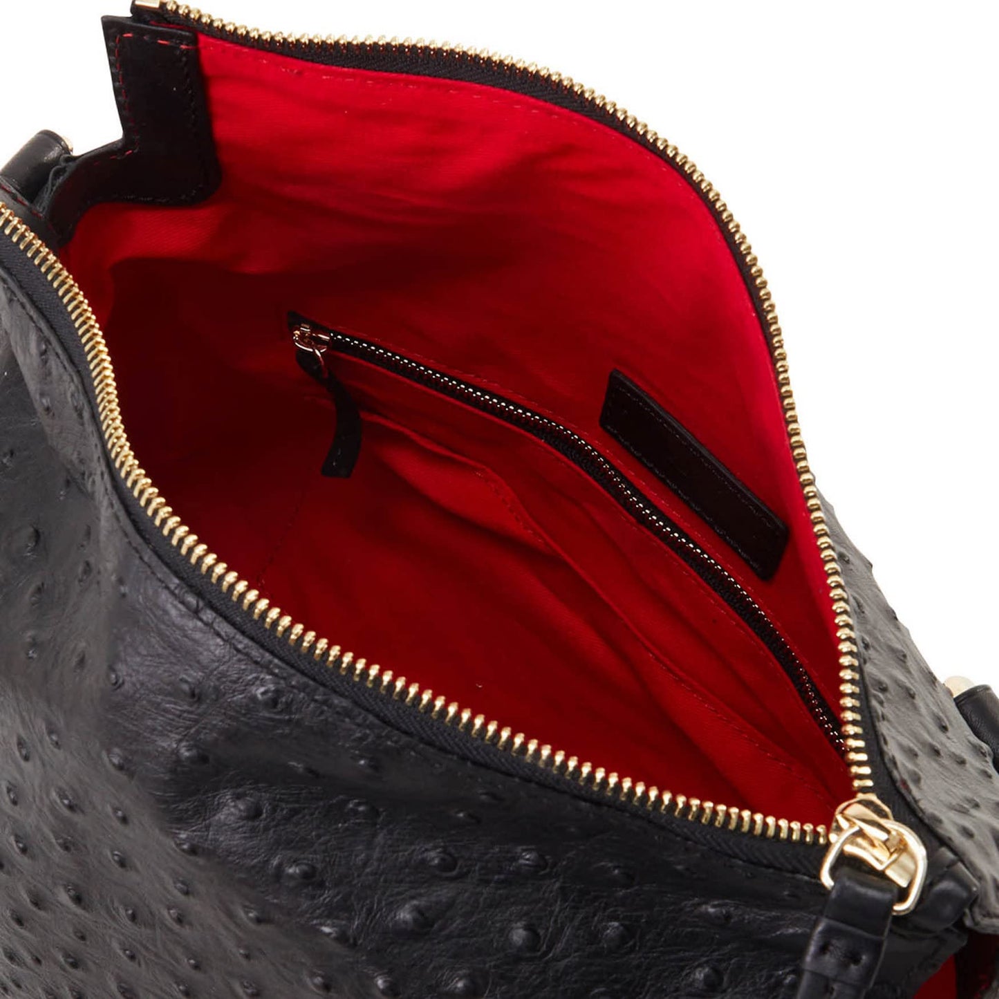 Dooney & Bourke Handbag, Ostrich Satchel - Black