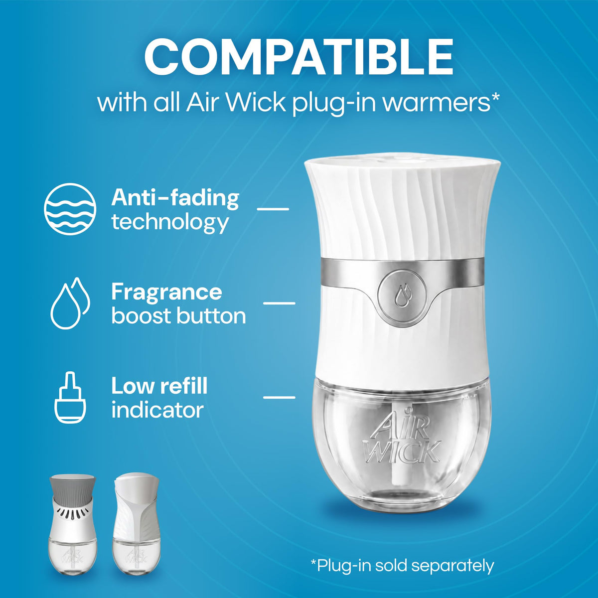 Air Wick Plug In Refills Fresh Waters, Essential Oils,10 Count