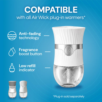 Air Wick Plug In Refills Fresh Waters, Essential Oils,10 Count