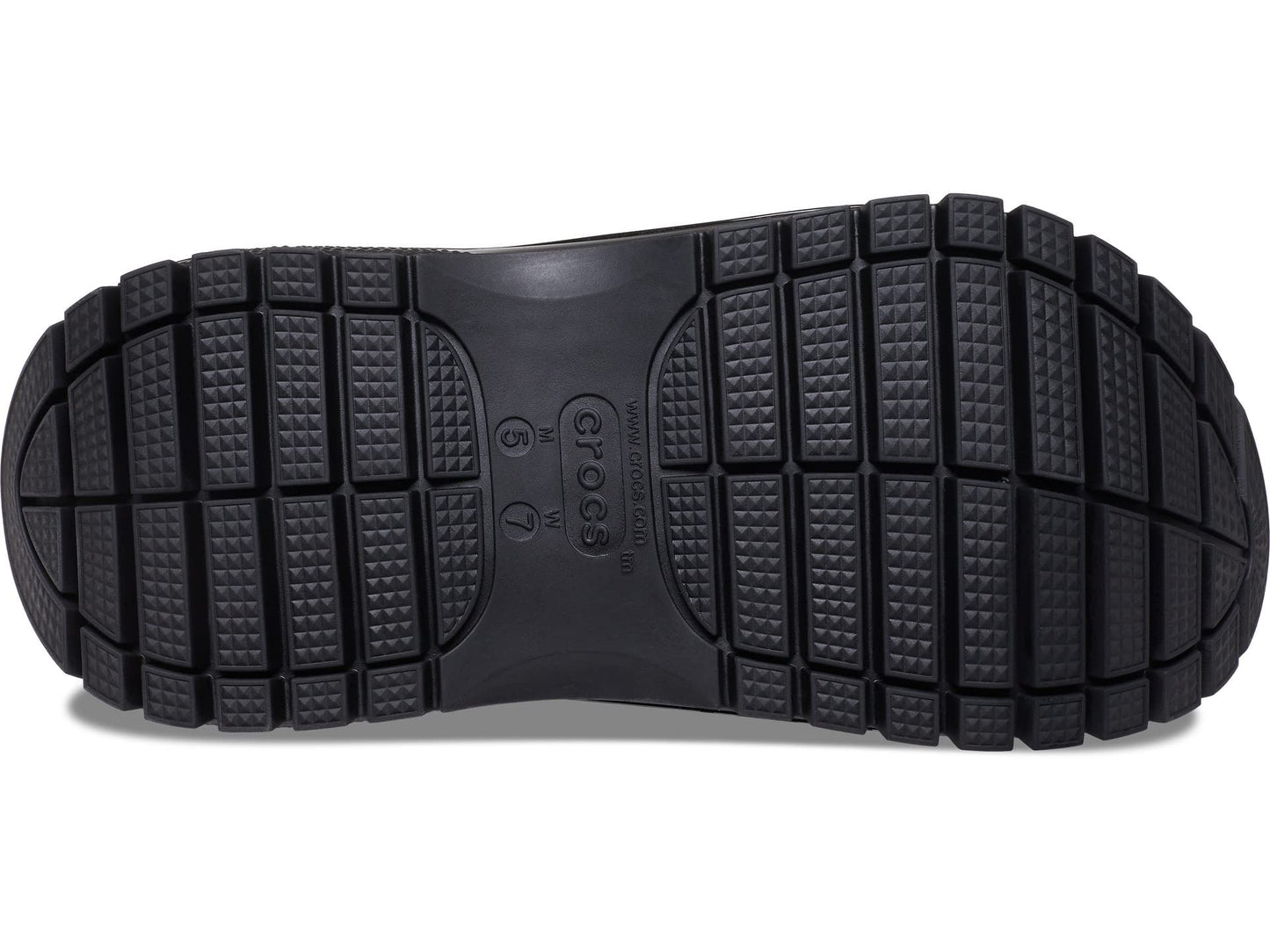 Crocs Mega Crush Clog - Unisex Clogs - Thermoplastic Upper - Adjustable Ankle-Sling - Flexible - Rubber Tread Black Men's 6, Women's 8 Medium