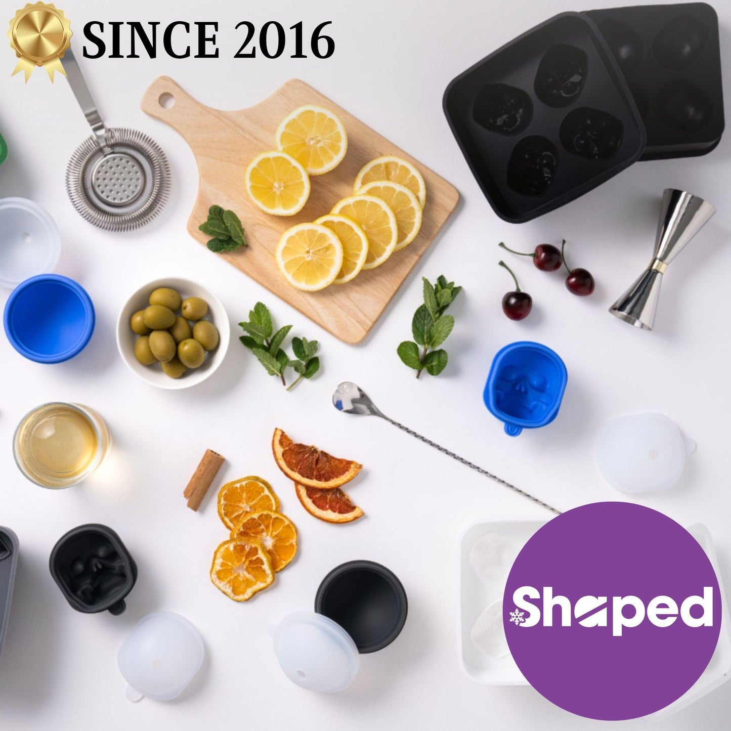 ShapedIceMolds Horror Movie Character Molds – Halloween Silicone Molds for Chocolate, Candy, Resin, Crafts – 3D Scary Film Icons for Party Treats & DIY Decor (Orange)