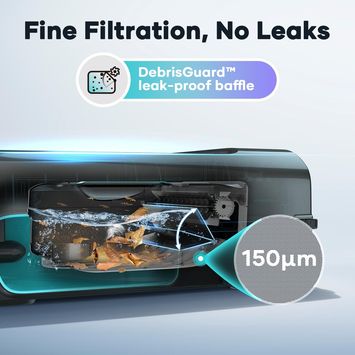 AIPER Surfer S2 Robotic Solar Pool Skimmer with APP Support, 24/7 Cleaning, Dual Charging Modes, Smart Obstacle Avoidance, Ideal for Most Swimming Pool Types