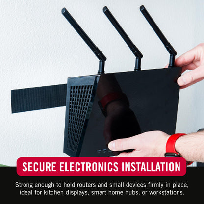 VELCRO Brand Heavy Duty Tape with Adhesive | 15 Ft x 2 In | Holds 10 lbs, Black | Industrial Strength Roll, Cut Strips to Length | Strong Hold for Indoor or Outdoor Use, 15ft x 2in