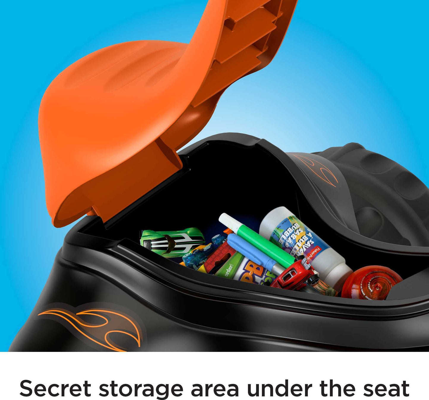 Fisher-Price Toddler Tricycle Harley-Davidson Tough Trike, Toy Bike with Handlebar Grips & Storage for Outdoor Play Kids Ages 2+ Years